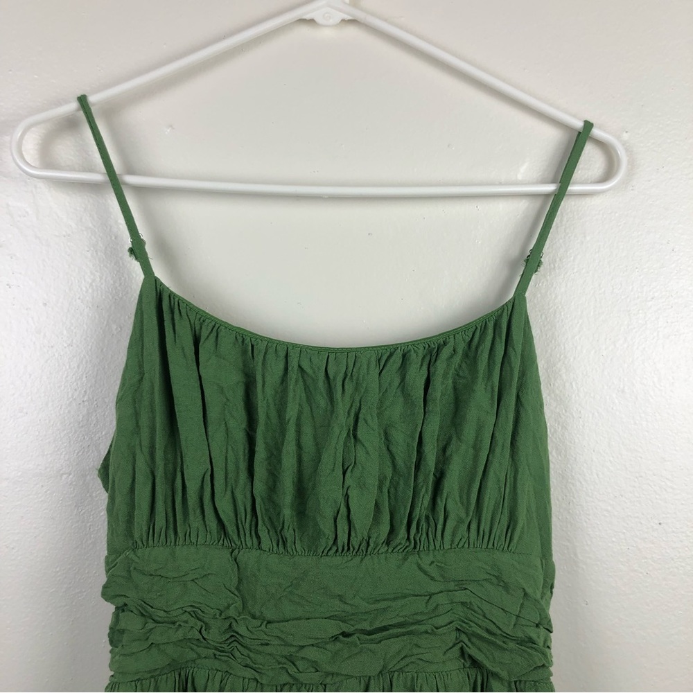 Shinestar Beautiful Green Open Back Dress - Picture 2 of 6